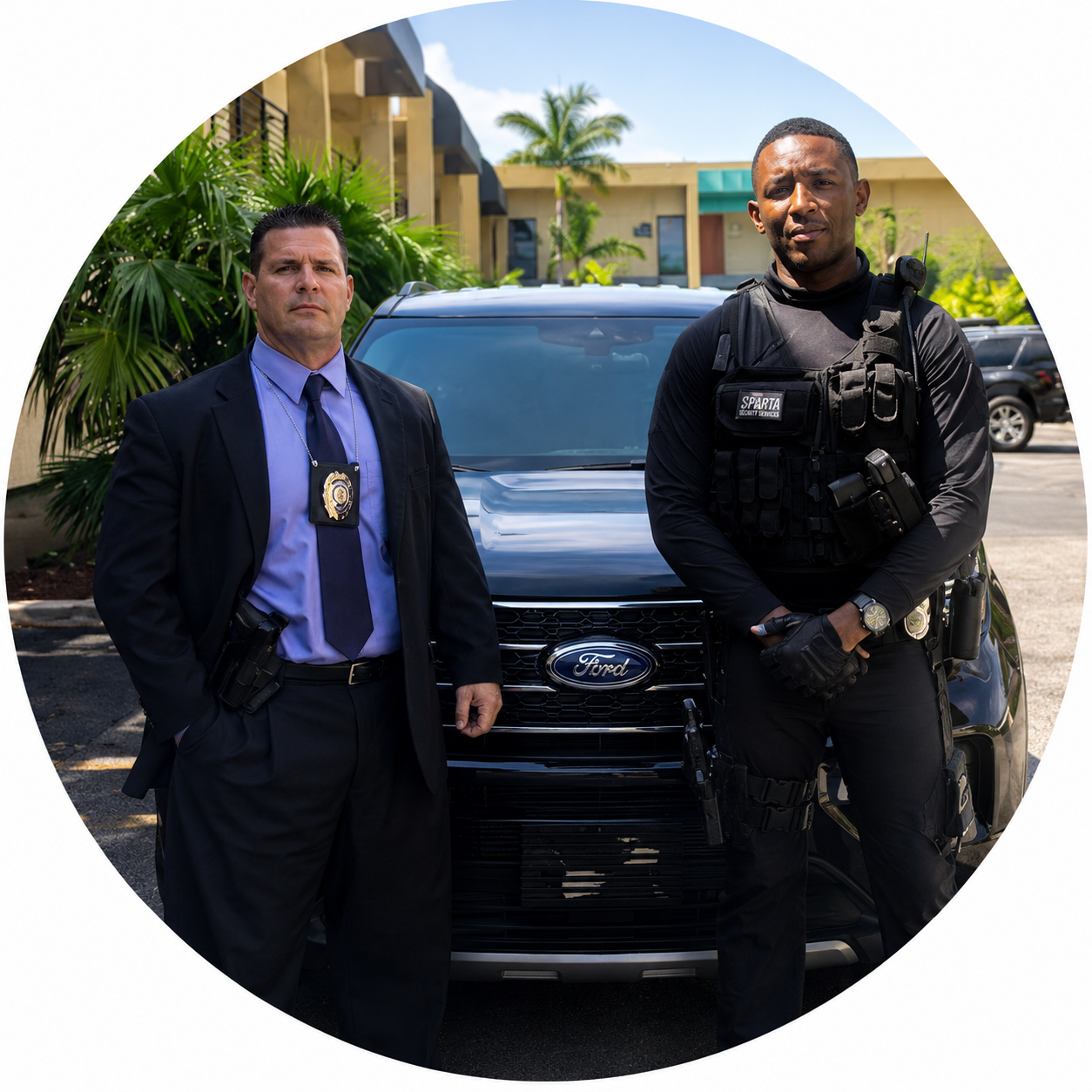 Sparta executive protection team